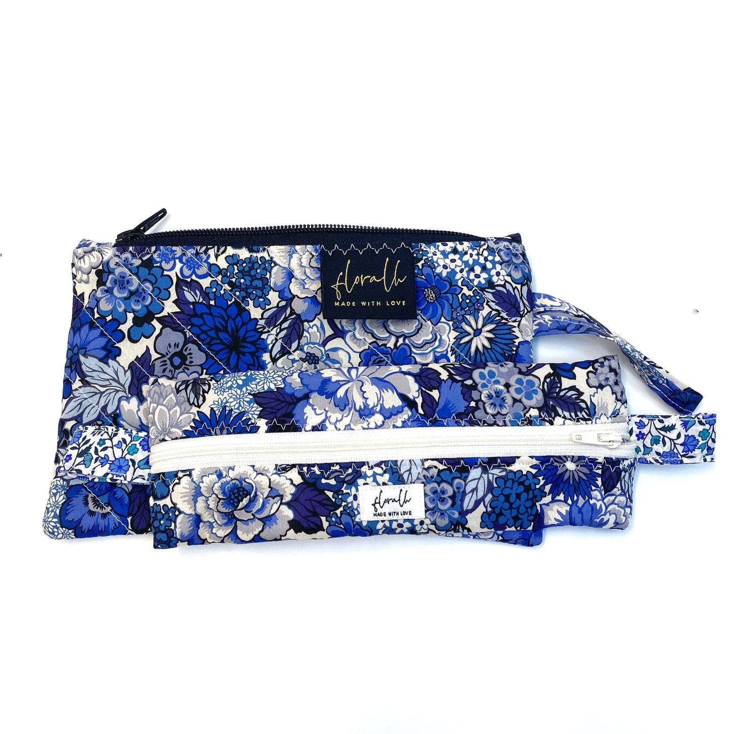 Etui Fiorellina "Royal Peony blue" (Liberty)