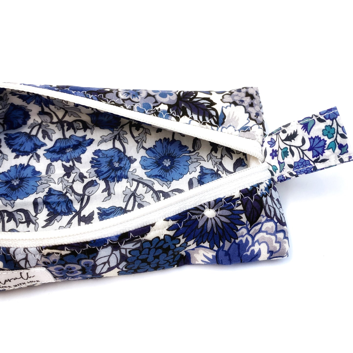 Etui Fiorellina "Royal Peony blue" (Liberty)