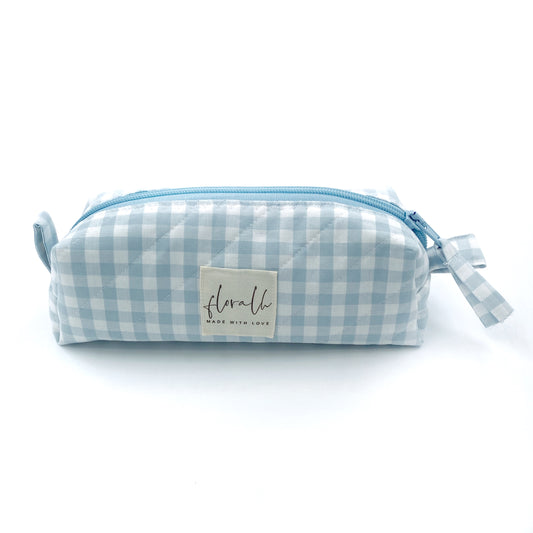 Etui Fiorella Vichy wolkenblau