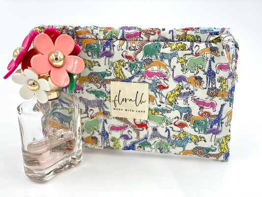 Necessaire Floribel "Safari" (Liberty) mit Rüschen