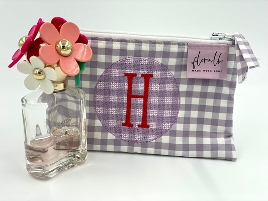 Necessaire Floribel "H" Vichy lila