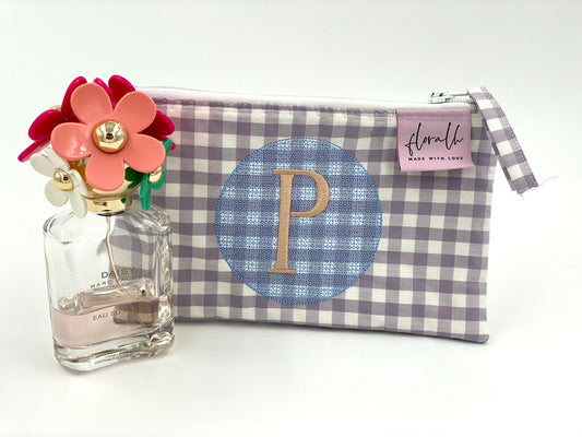 Necessaire Floribel "P" Vichy lila