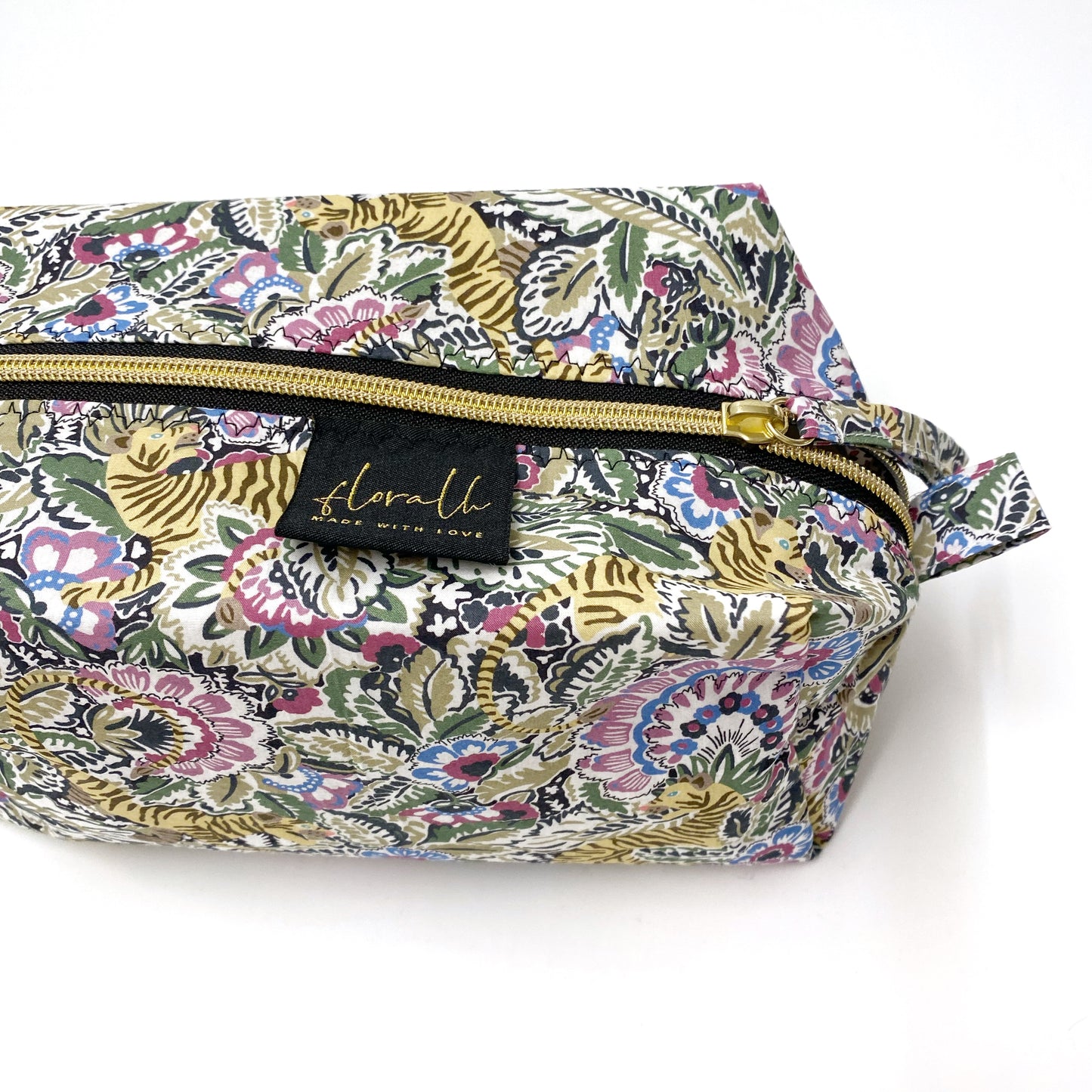 Necessaire Flora "Prince Milo green" (Liberty)