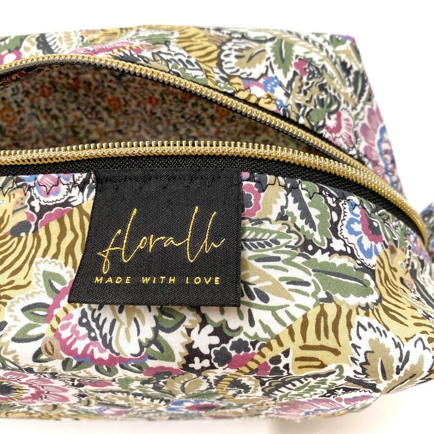 Necessaire Flora "Prince Milo green" (Liberty)