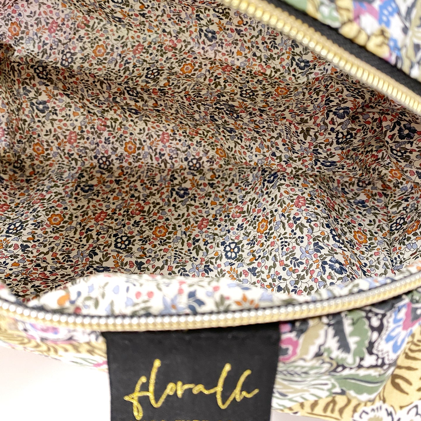 Necessaire Flora "Prince Milo green" (Liberty)