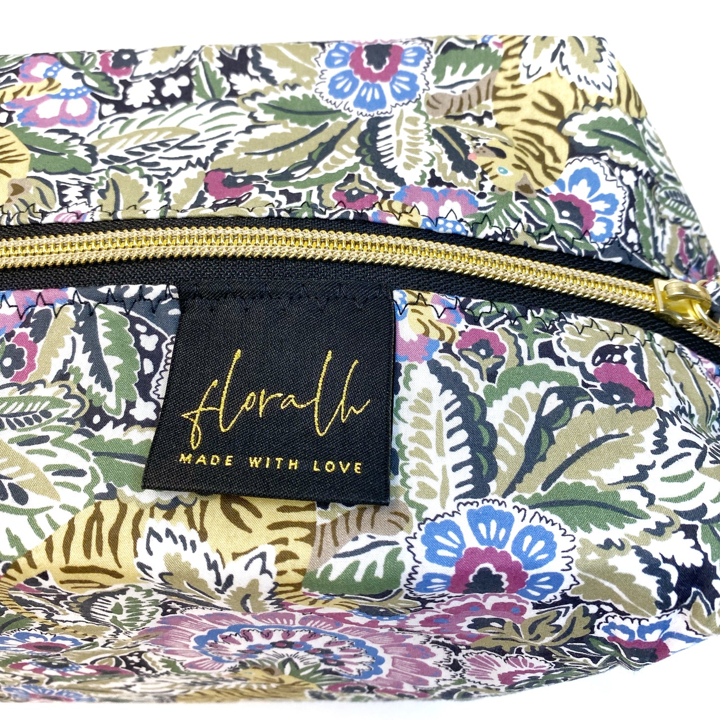 Necessaire Flora "Prince Milo green" (Liberty)