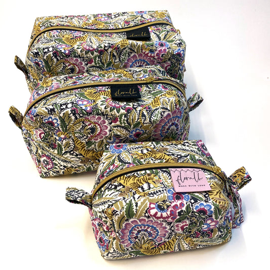 Necessaire Flora "Prince Milo green" (Liberty)