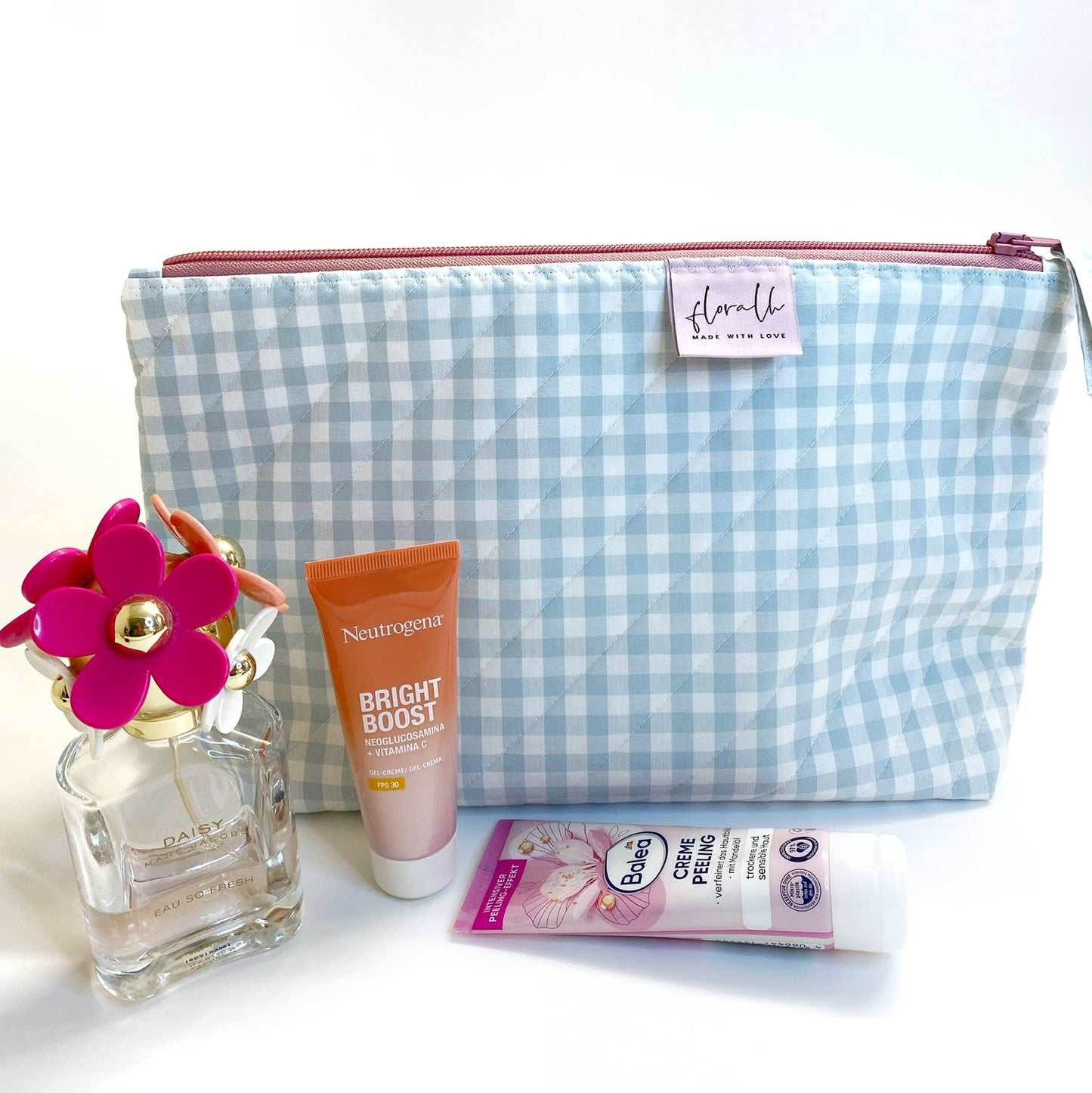 Necessaire Florencia Vichy wolkenblau