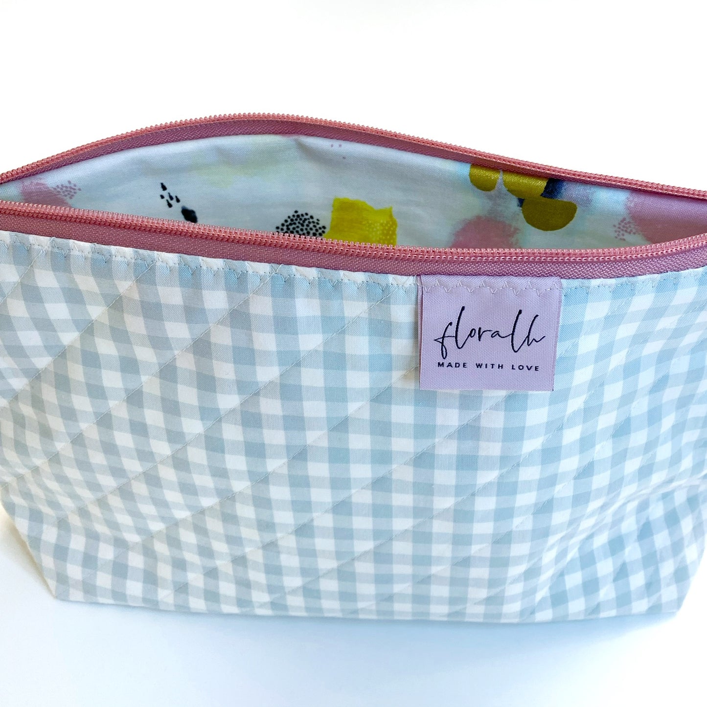 Necessaire Florencia Vichy wolkenblau