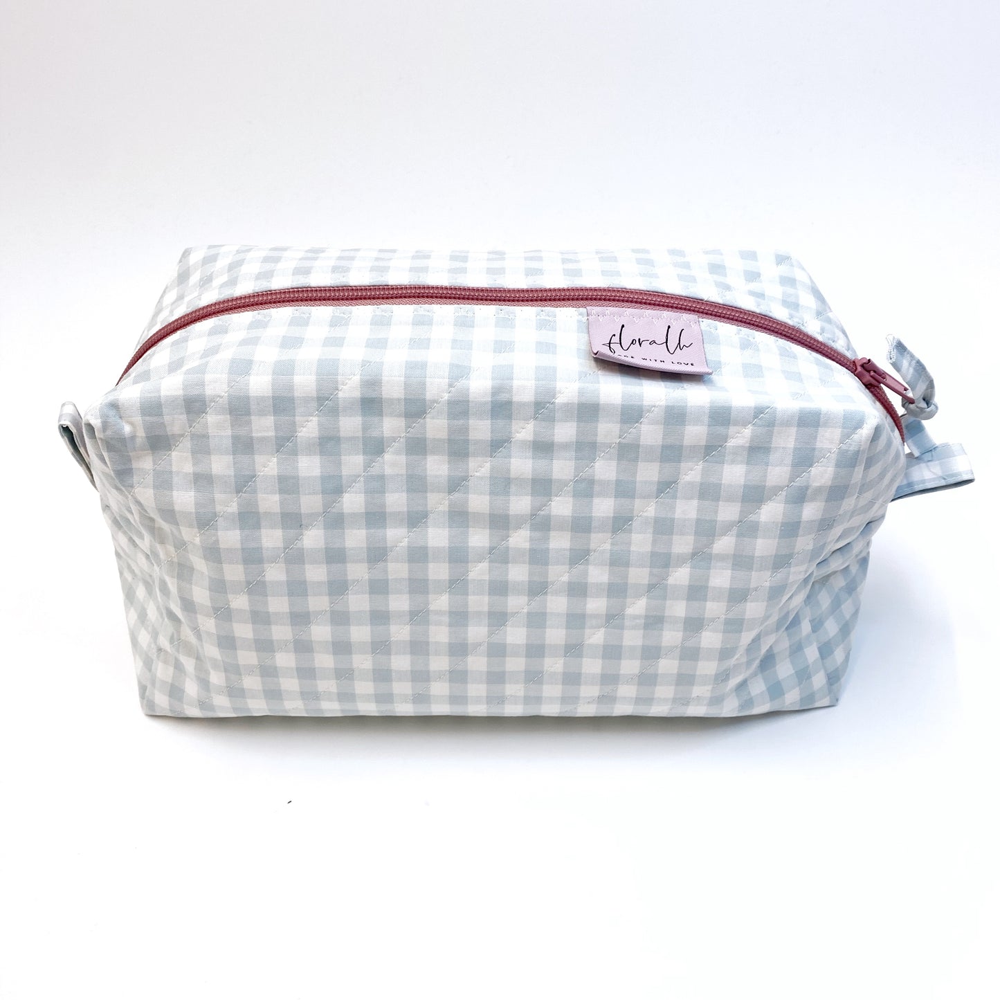 Necessaire Flora Vichy wolkenblau
