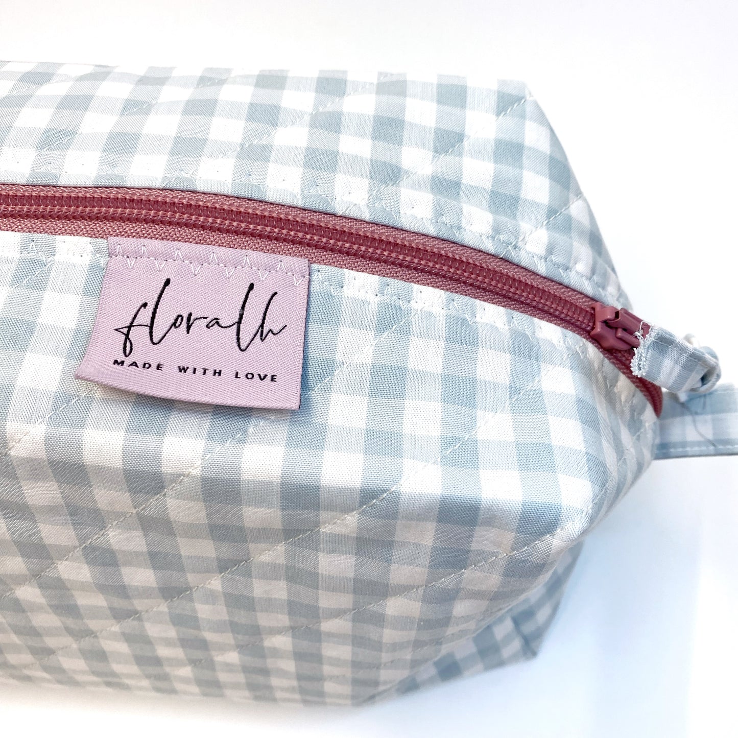 Necessaire Flora Vichy wolkenblau