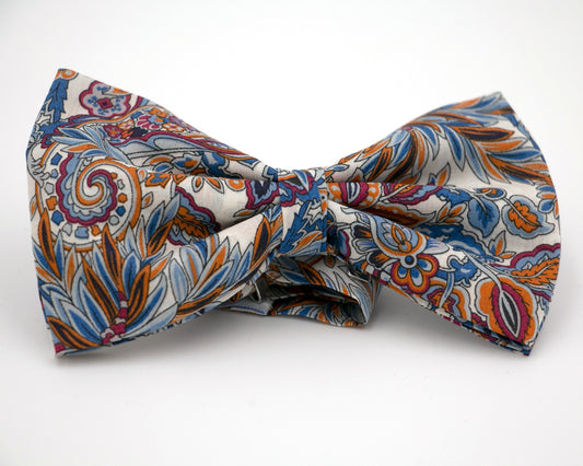 Herrenfliege Flor "Far Away Palm", gebunden