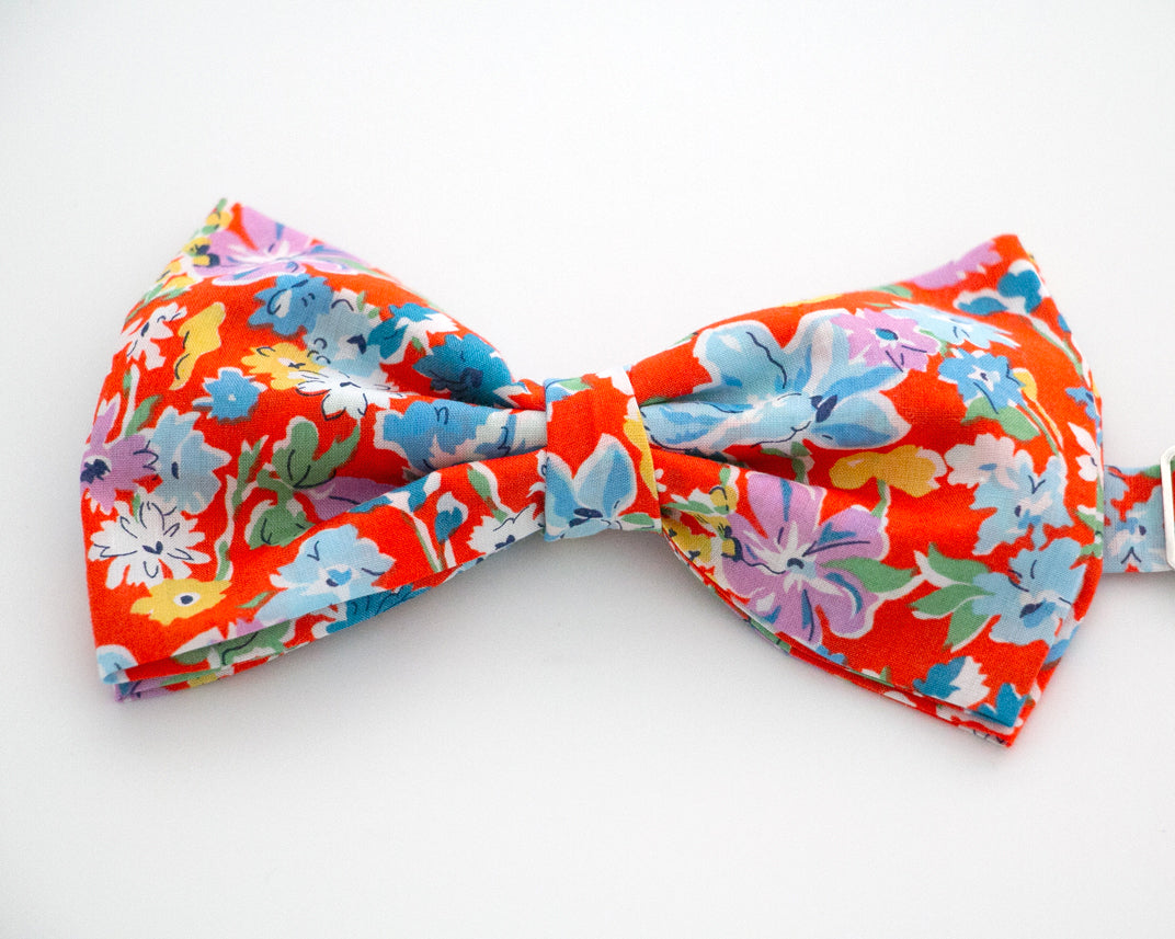 Herrenfliege Flor "Nineties", gebunden