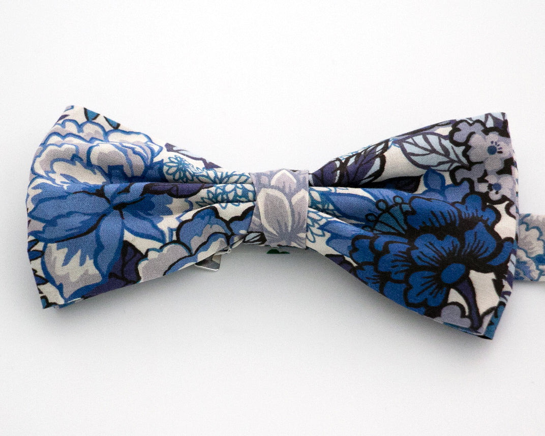 Kinderfliege Fleur "Royal Penny blue", gebunden