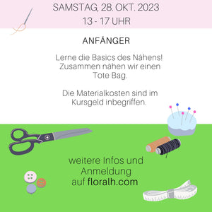 Nähkurs "Anfänger*in" in Bülach