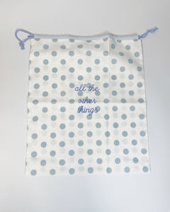 Bestickte Baumwoll-Beutel (dust bags)