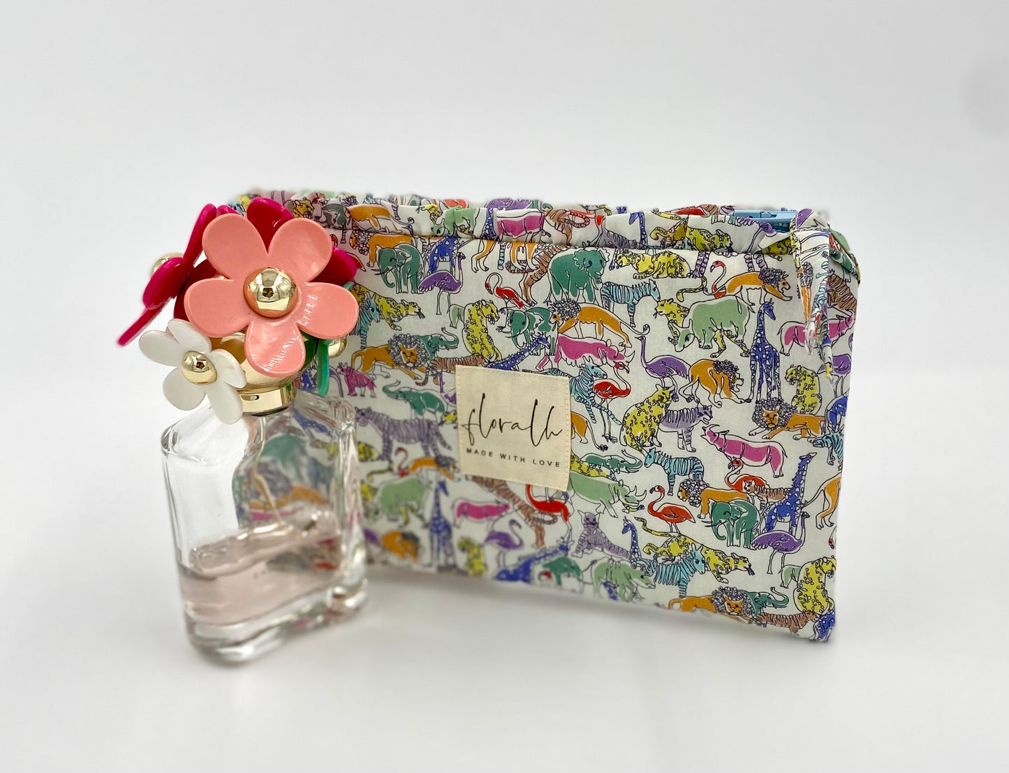 Necessaire Floribel "Safari" (Liberty) mit Rüschen