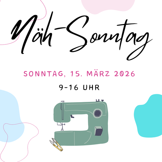 15. März 2026 Nähsonntag im floralh Atelier – Dein gemütlicher Näh-Tag zum Selbermachen
