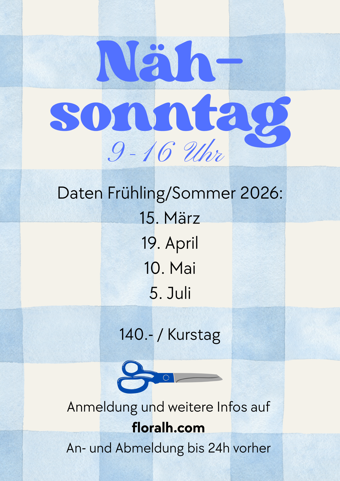 Nähsonntag im floralh Atelier – Dein gemütlicher Näh-Tag zum Selbermachen