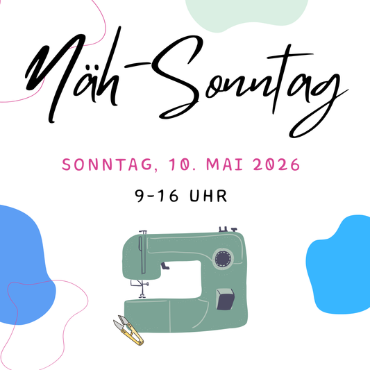 10. Mai 2026 Nähsonntag im floralh Atelier – Dein gemütlicher Näh-Tag zum Selbermachen