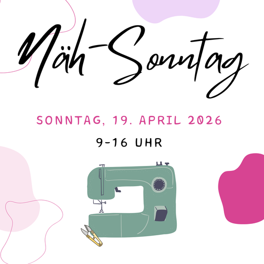 19. April 2026 Nähsonntag im floralh Atelier – Dein gemütlicher Näh-Tag zum Selbermachen
