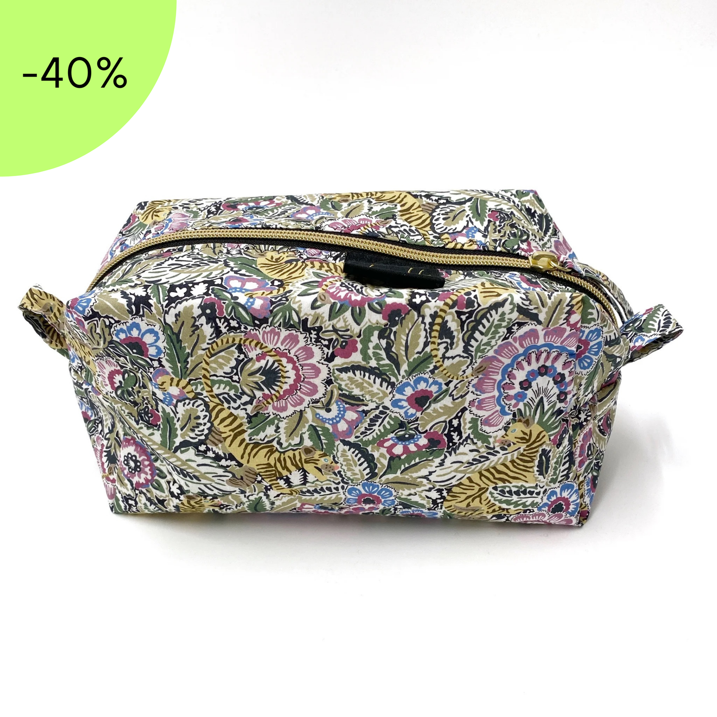Necessaire Flora "Prince Milo green" (Liberty)